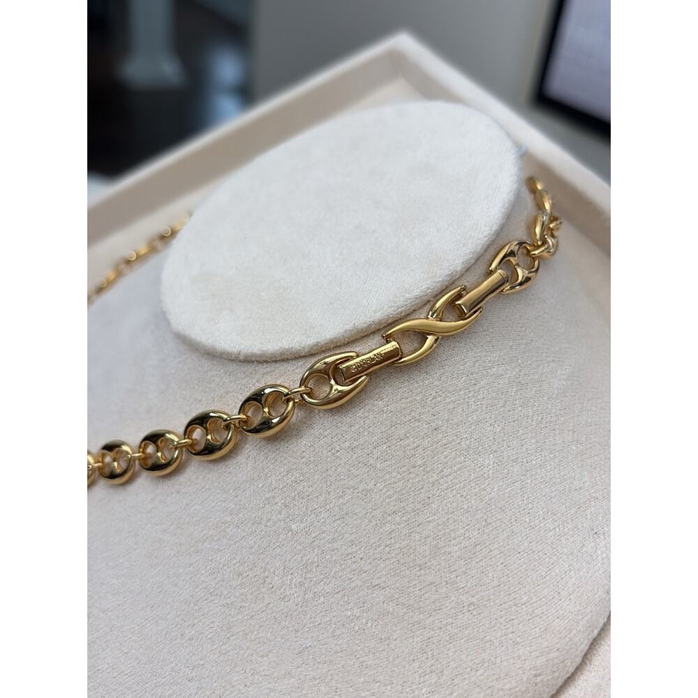 D’Orlan Gold Link Chain Necklace for Women - Classic Oval Links - Picture 3 of 3